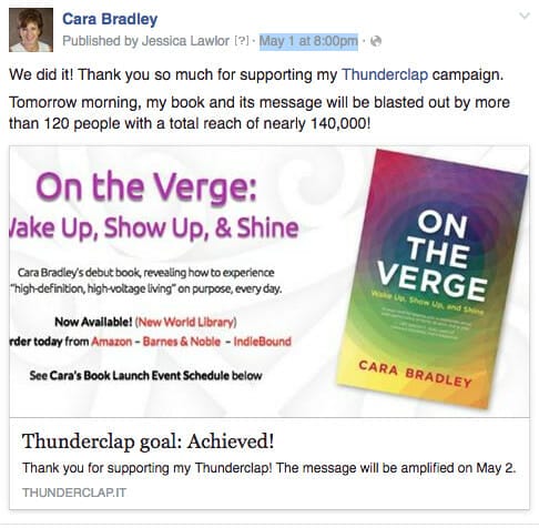 Cara Thunderclap FB