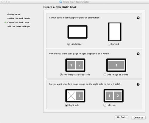 Kindle Kid’s Book Creator 