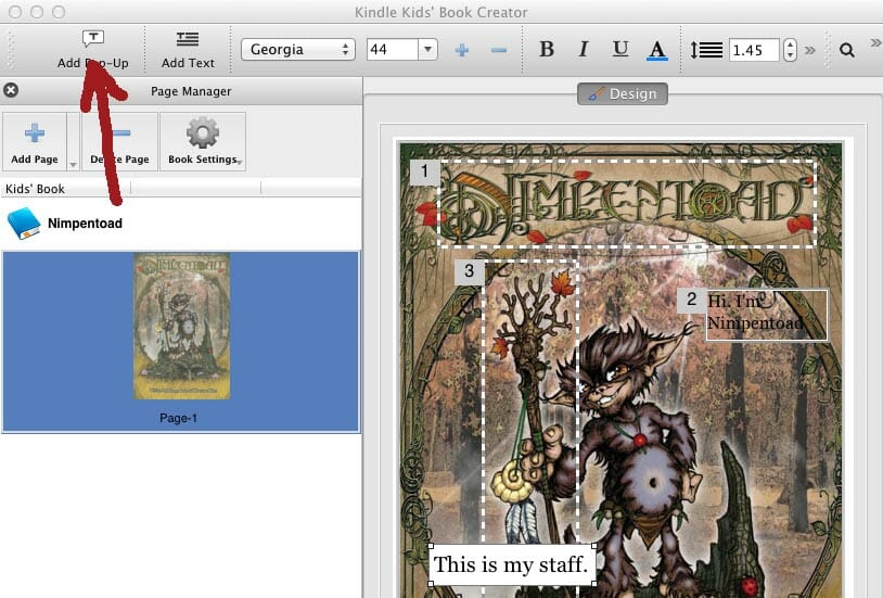 Kindle Kid’s Book Creator 