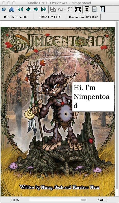 Kindle Kid’s Book Creator 